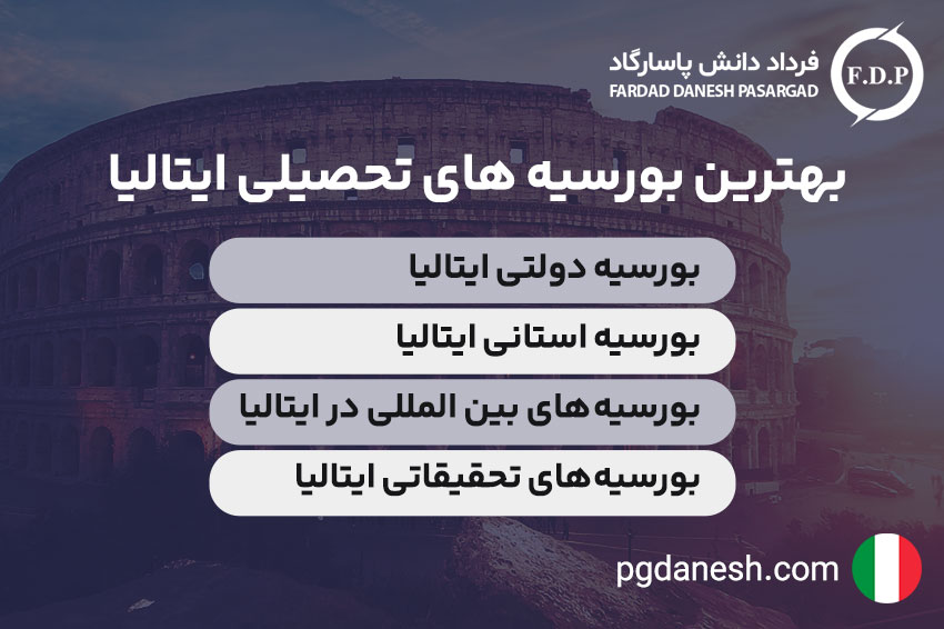 بهترین بورسیه های تحصیلی ایتالیا